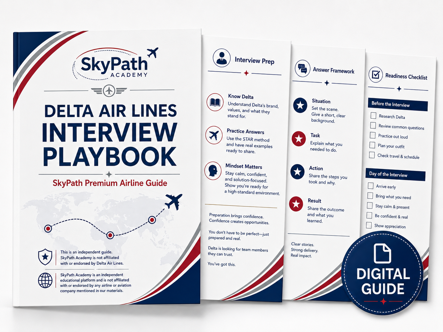 Delta interview playbook mockup