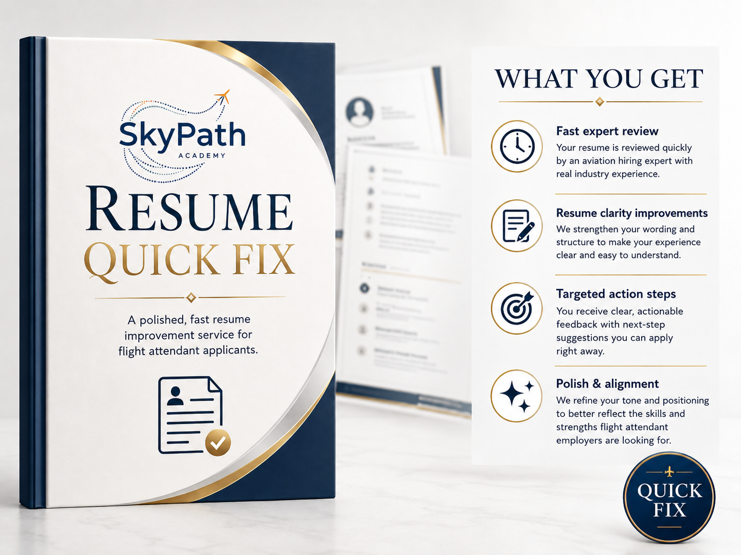 Resume Quick Fix mockup