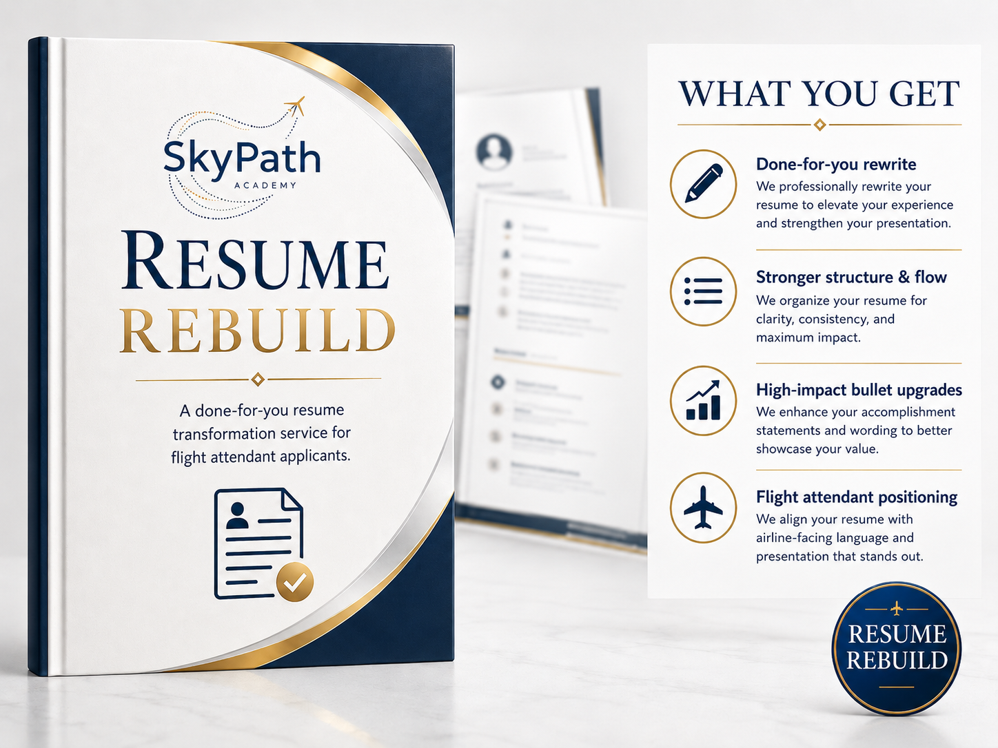 Resume Rebuild mockup