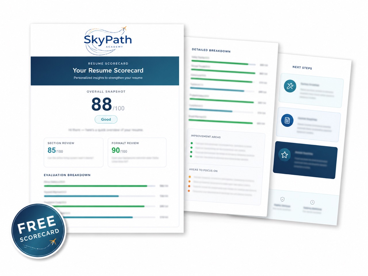 Free Resume Scorecard mockup